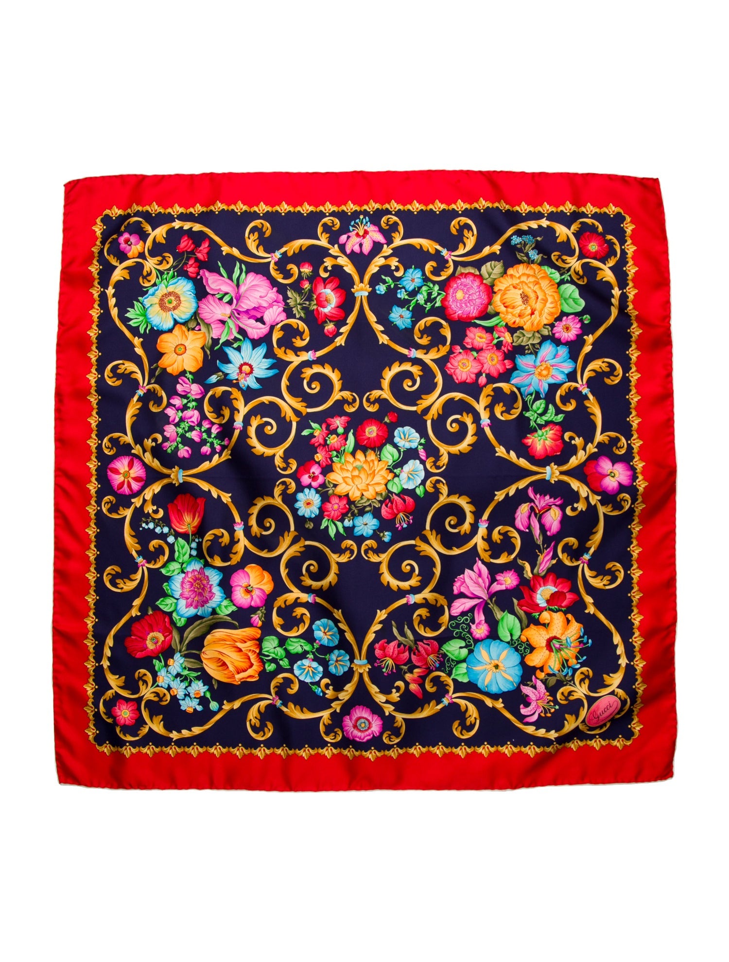 Gucci Silk GG Canvas Scarf