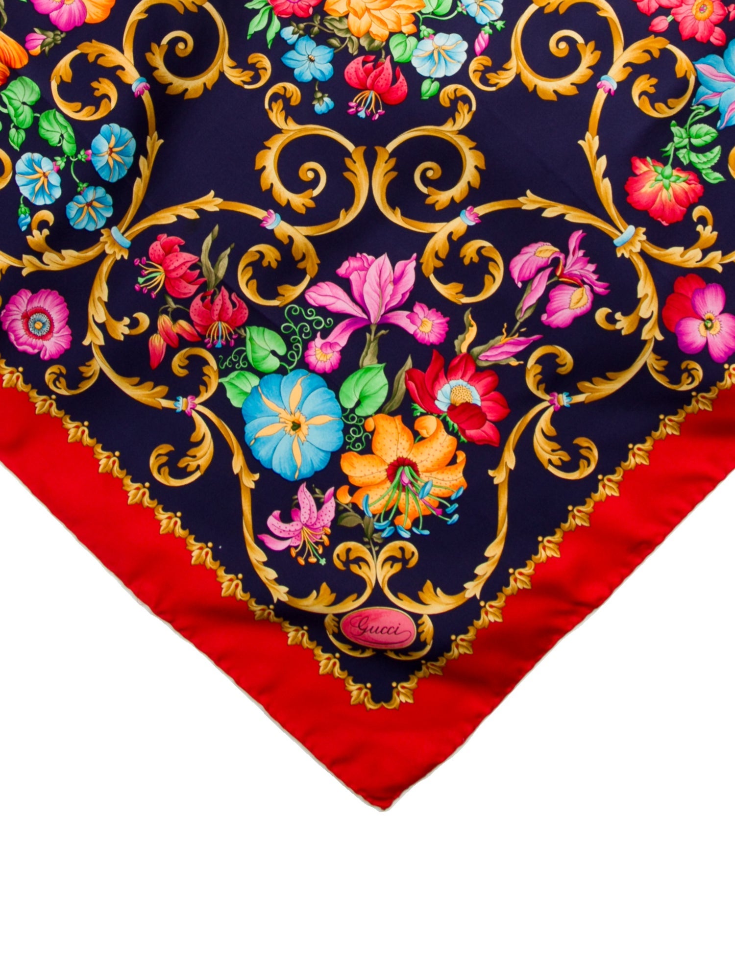 Gucci Silk GG Canvas Scarf