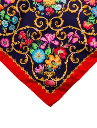 Gucci Silk GG Canvas Scarf