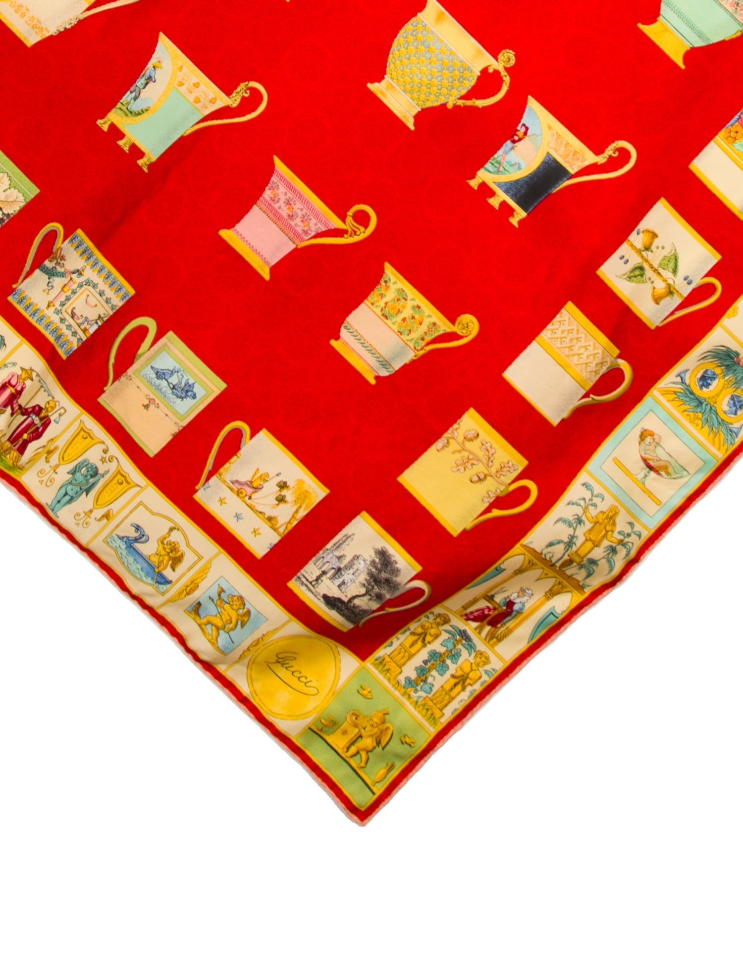 Gucci Silk Printed Scarf