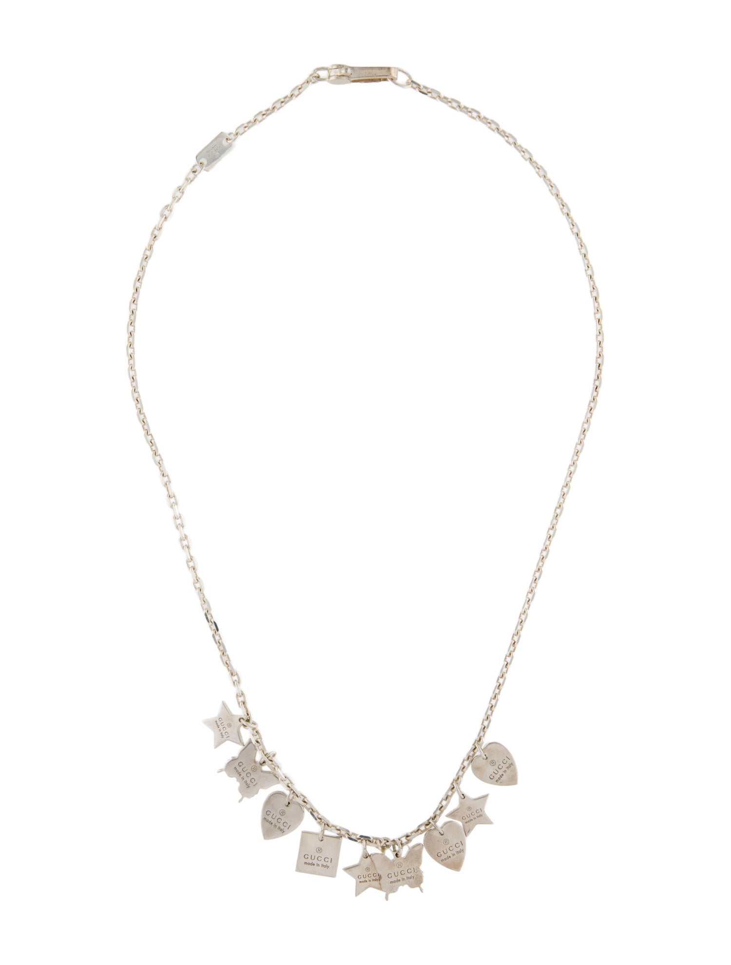 Gucci Trademark Charm Collar Necklace