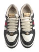 Gucci Web Accent Leather Sneakers