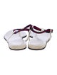 Gucci Sylvie Web Accent Leather T-Strap Sandals