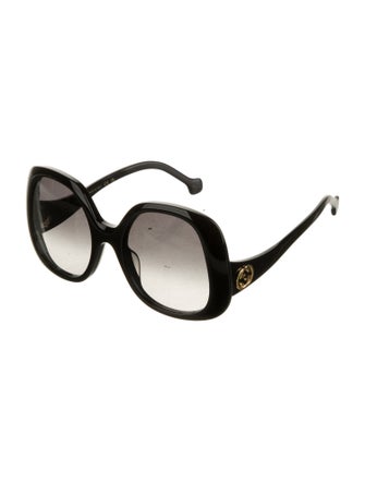 Gucci Interlocking G Logo Oversize Sunglasses