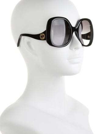Gucci Interlocking G Logo Oversize Sunglasses
