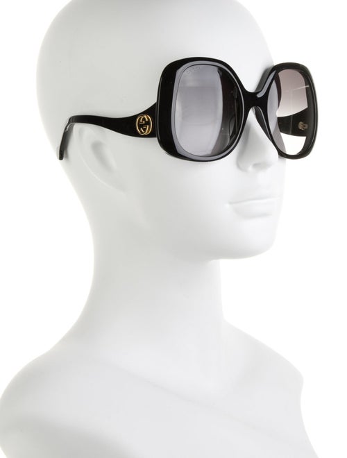 Gucci Interlocking G Logo Oversize Sunglasses