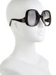 Gucci Interlocking G Logo Oversize Sunglasses