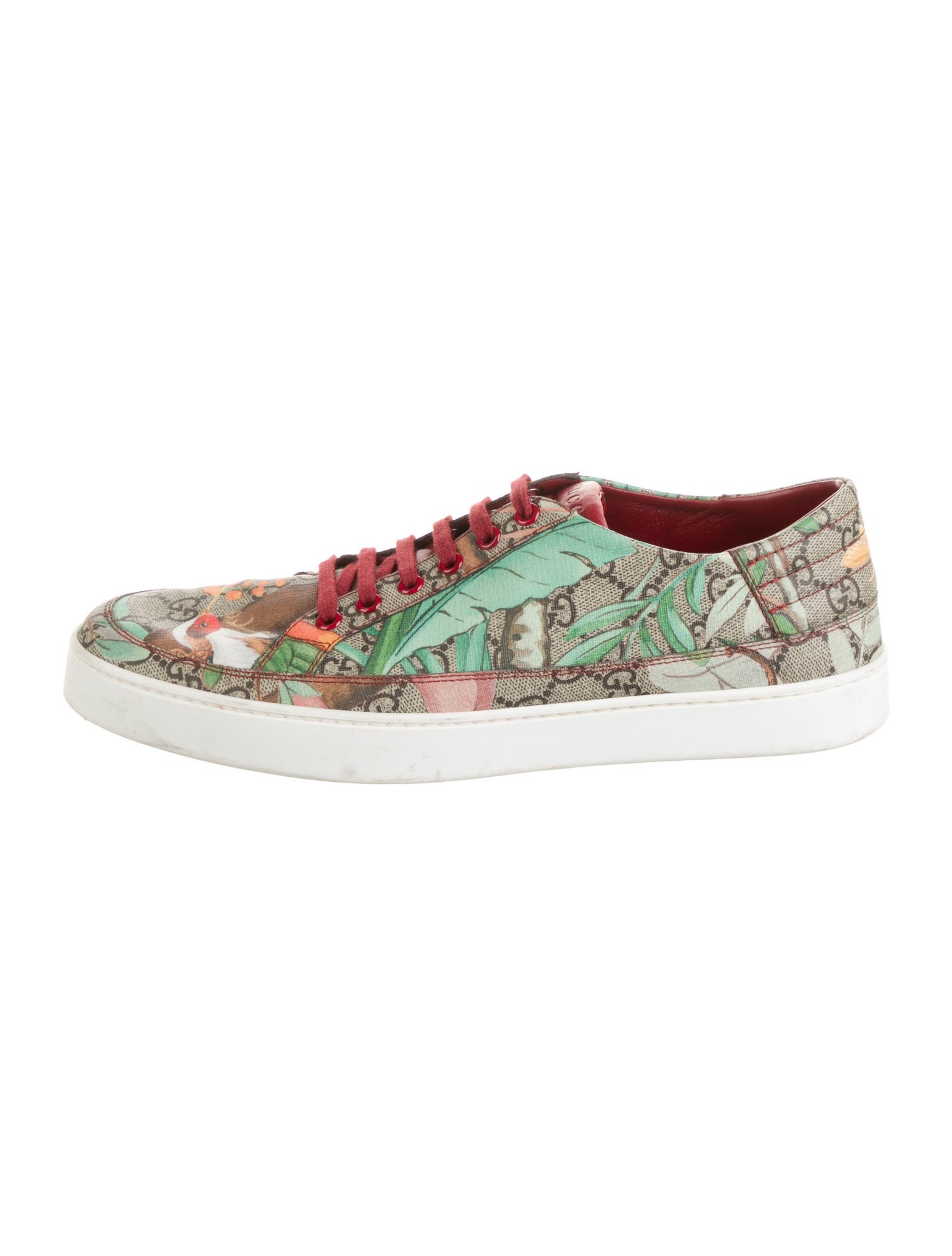 Gucci Floral Print Sneakers