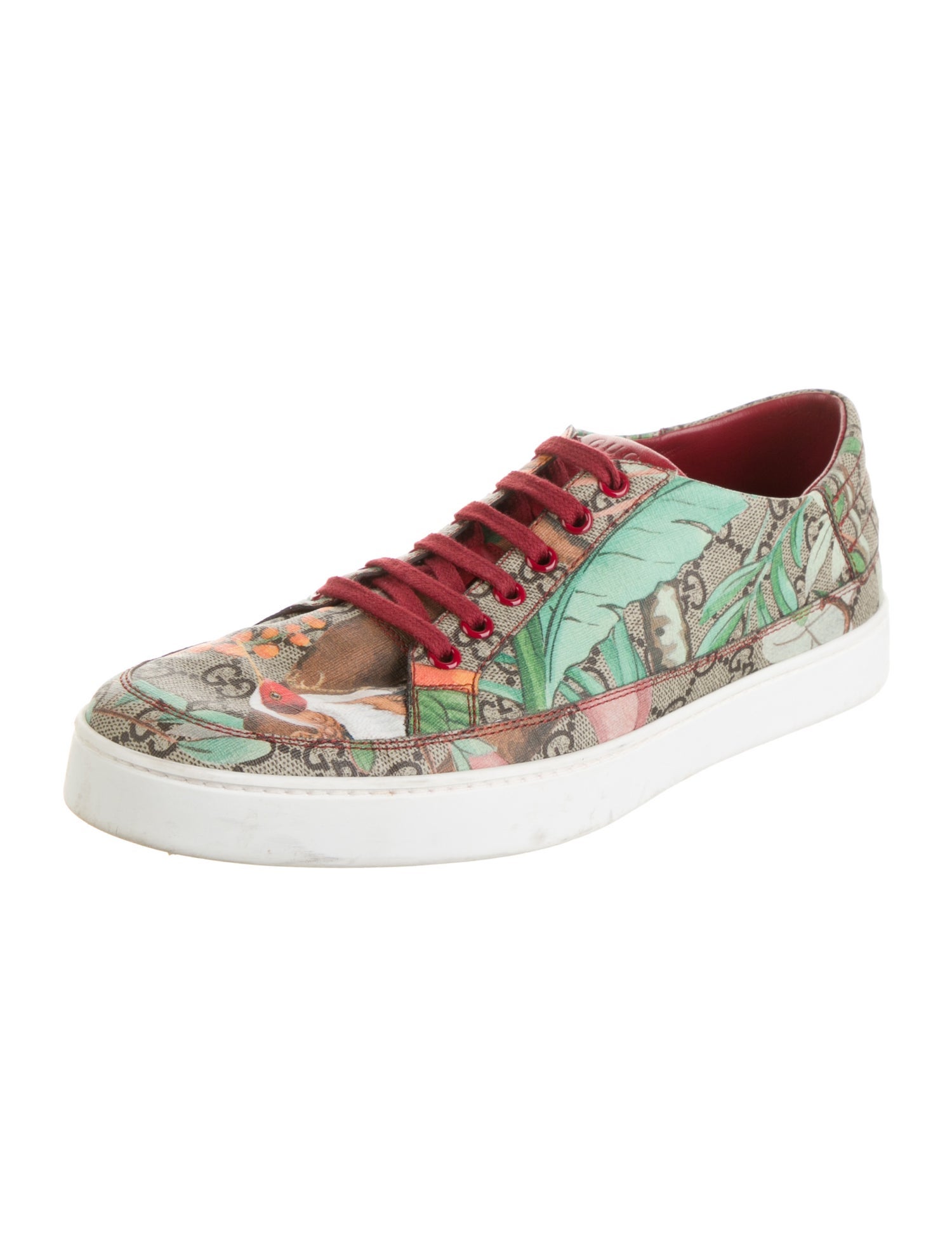 Gucci Floral Print Sneakers
