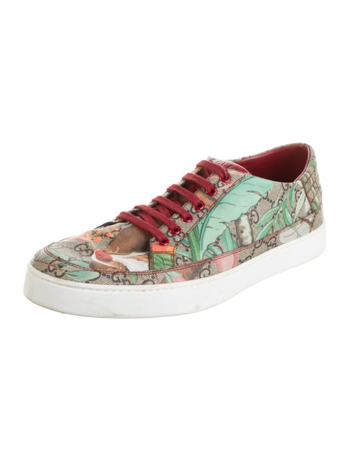 Gucci Floral Print Sneakers