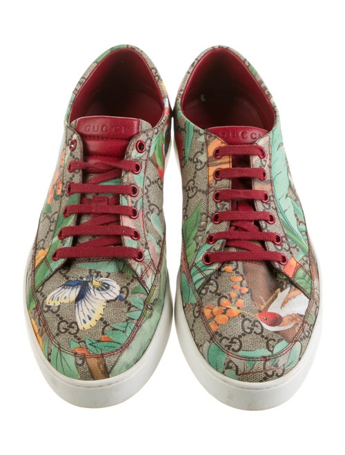 Gucci Floral Print Sneakers