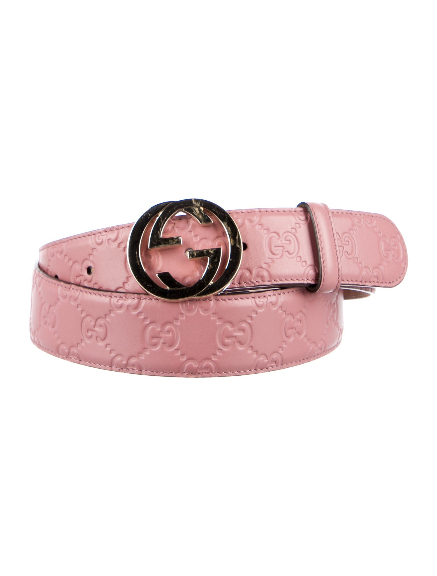 Gucci Interlocking G Logo Leather Belt