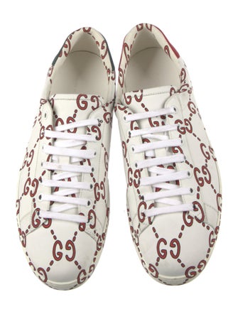 Gucci GG Logo Leather Sneakers