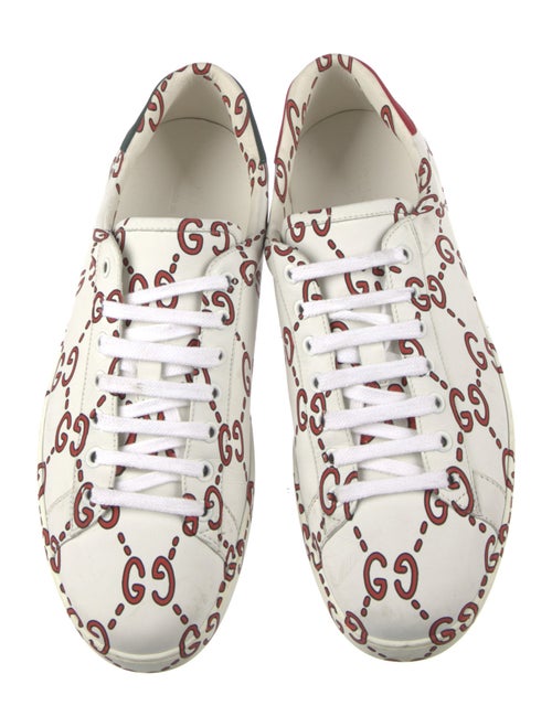 Gucci GG Logo Leather Sneakers