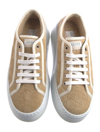 Gucci GG Logo Suede Sneakers