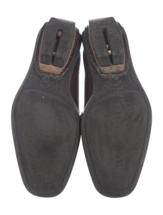 Gucci Horsebit Accent Leather Loafers