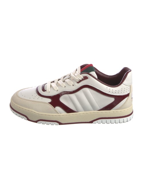 Gucci Web Accent Leather Sneakers