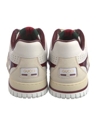 Gucci Web Accent Leather Sneakers