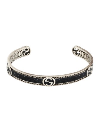 Gucci Enamel Interlocking G Cuff