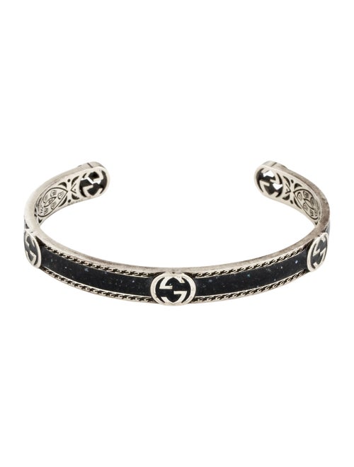 Gucci Enamel Interlocking G Cuff