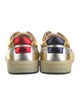 Gucci Web Accent Leather Sneakers