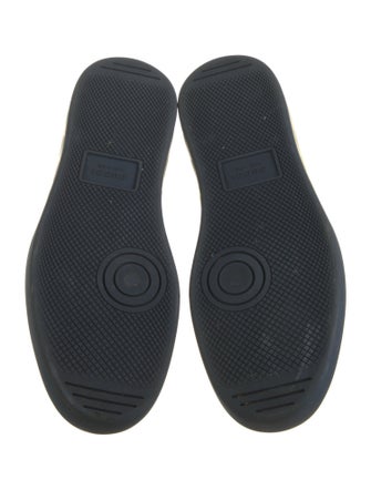 Gucci Web Accent Leather Sneakers