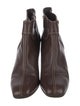 Gucci Interlocking G Logo Leather Boots