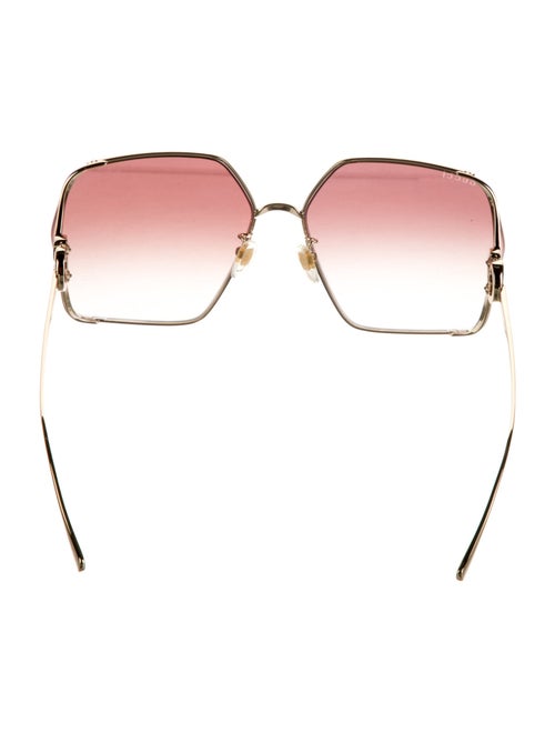 Gucci Interlocking G Logo Oversize Sunglasses