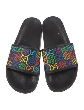 Gucci GG Supreme Rubber Slides