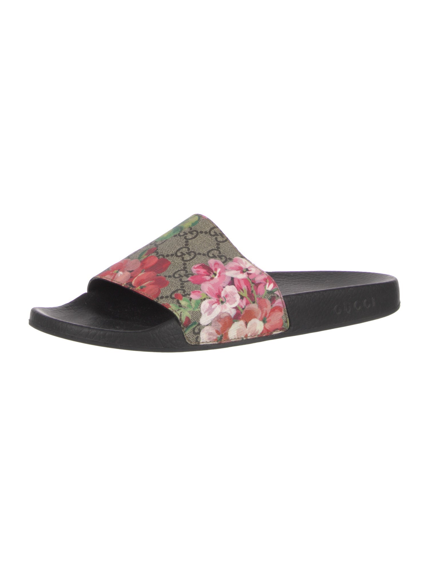 Gucci Flora Print Slides