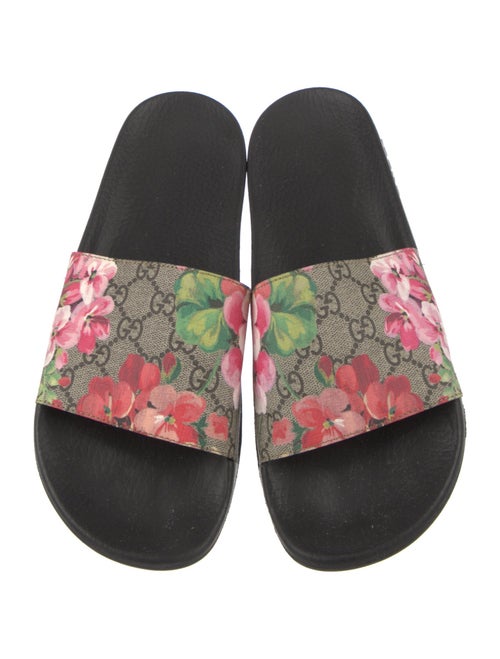 Gucci Flora Print Slides