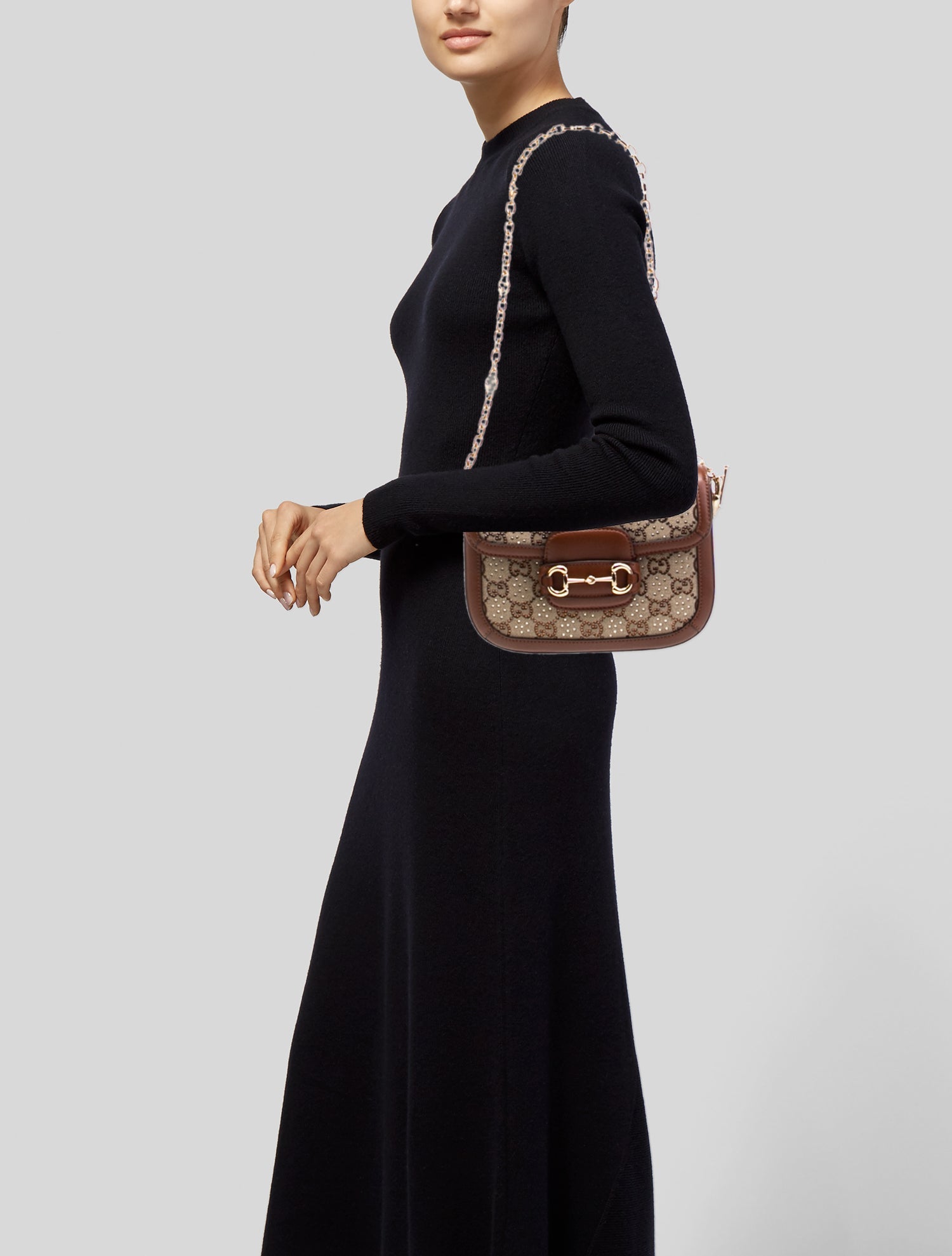 Gucci GG Canvas Horsebit 1955 Small