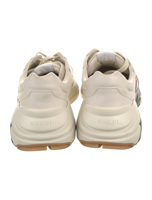 Gucci Web Accent Leather Sneakers