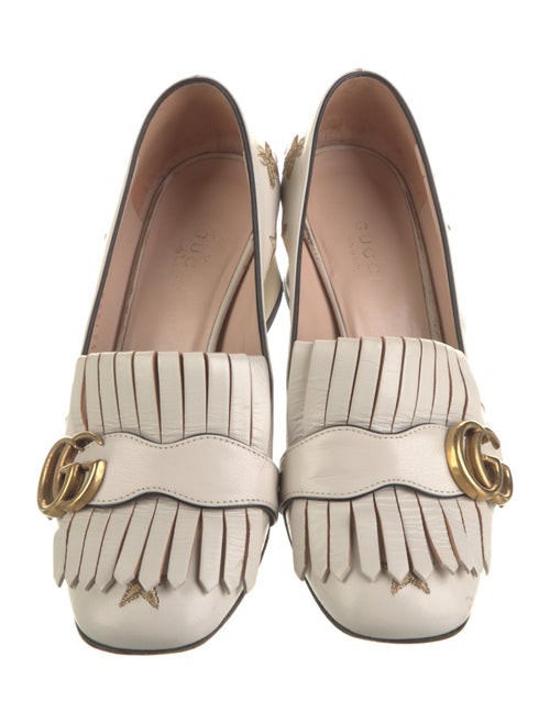 Gucci Double G Logo Leather Pumps