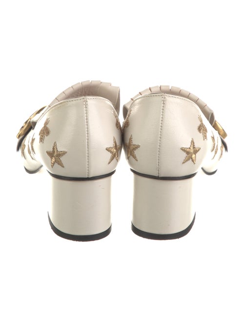Gucci Double G Logo Leather Pumps