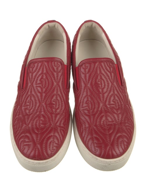 Gucci Sylvie Web Accent Leather Sneakers