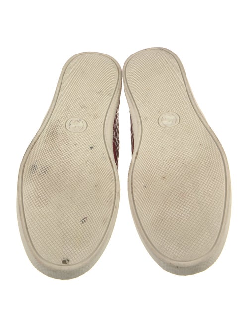 Gucci Sylvie Web Accent Leather Sneakers