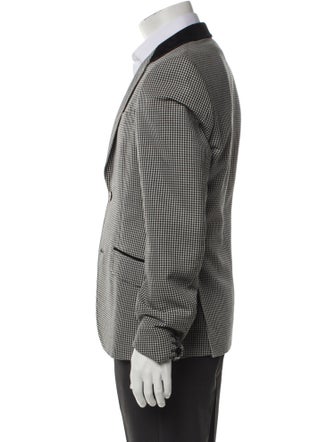 Gucci Plaid Print Blazer