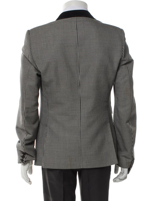 Gucci Plaid Print Blazer