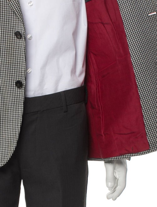 Gucci Plaid Print Blazer