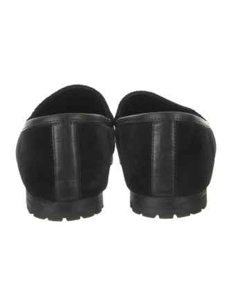 Gucci Horsebit Accent Velvet Loafers