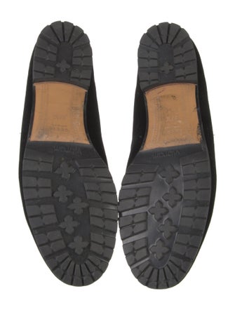 Gucci Horsebit Accent Velvet Loafers