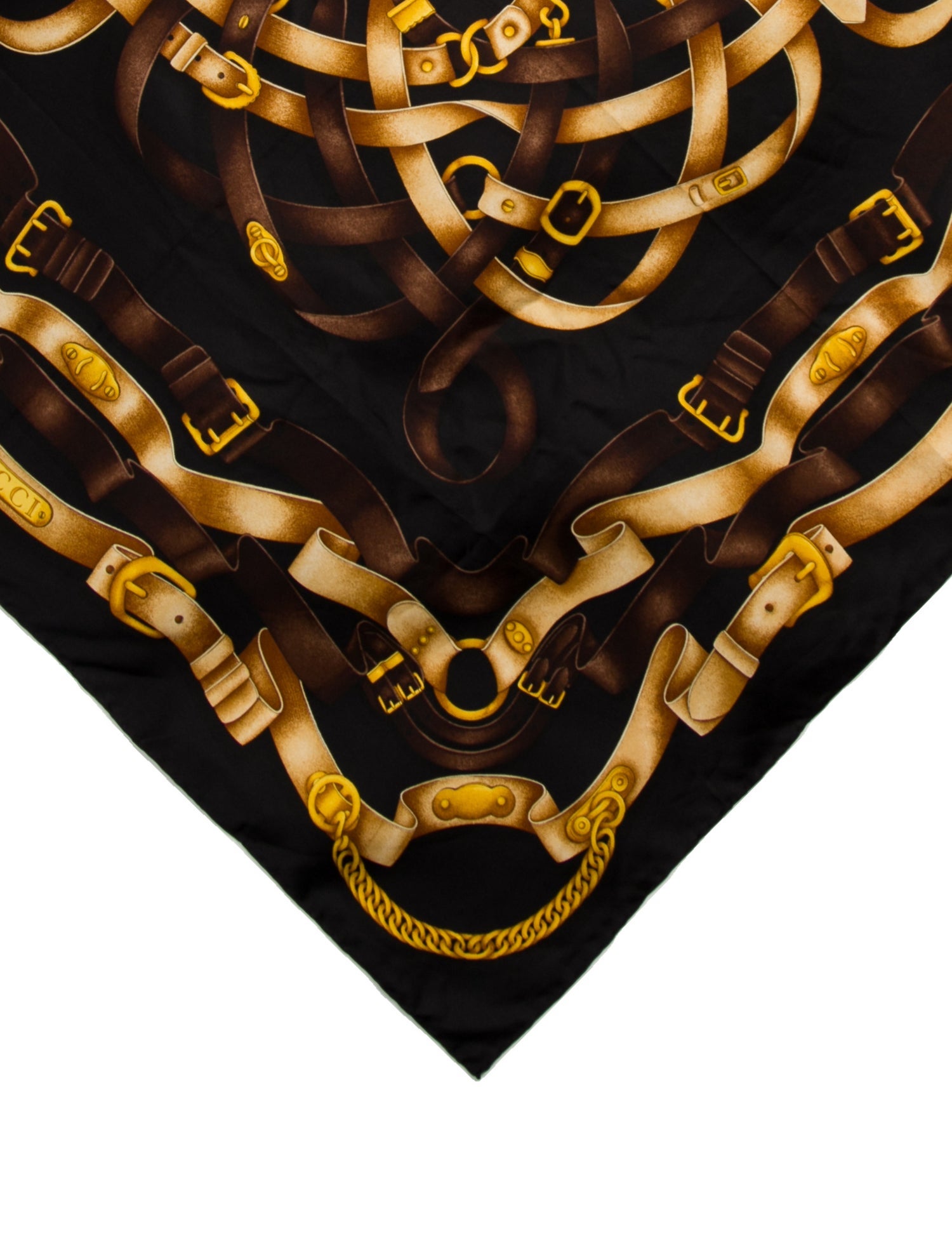 Gucci Silk Blooms Print Scarf