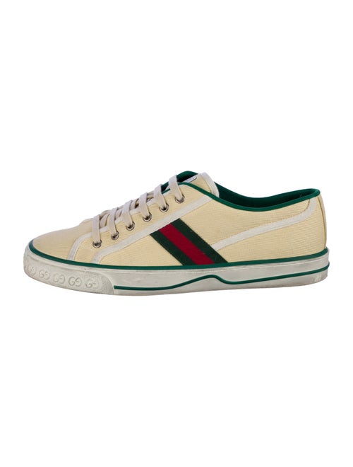 Gucci Web Accent Canvas Sneakers
