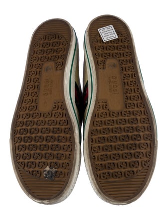 Gucci Web Accent Canvas Sneakers