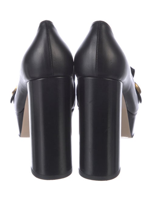 Gucci Double G Logo Leather Pumps