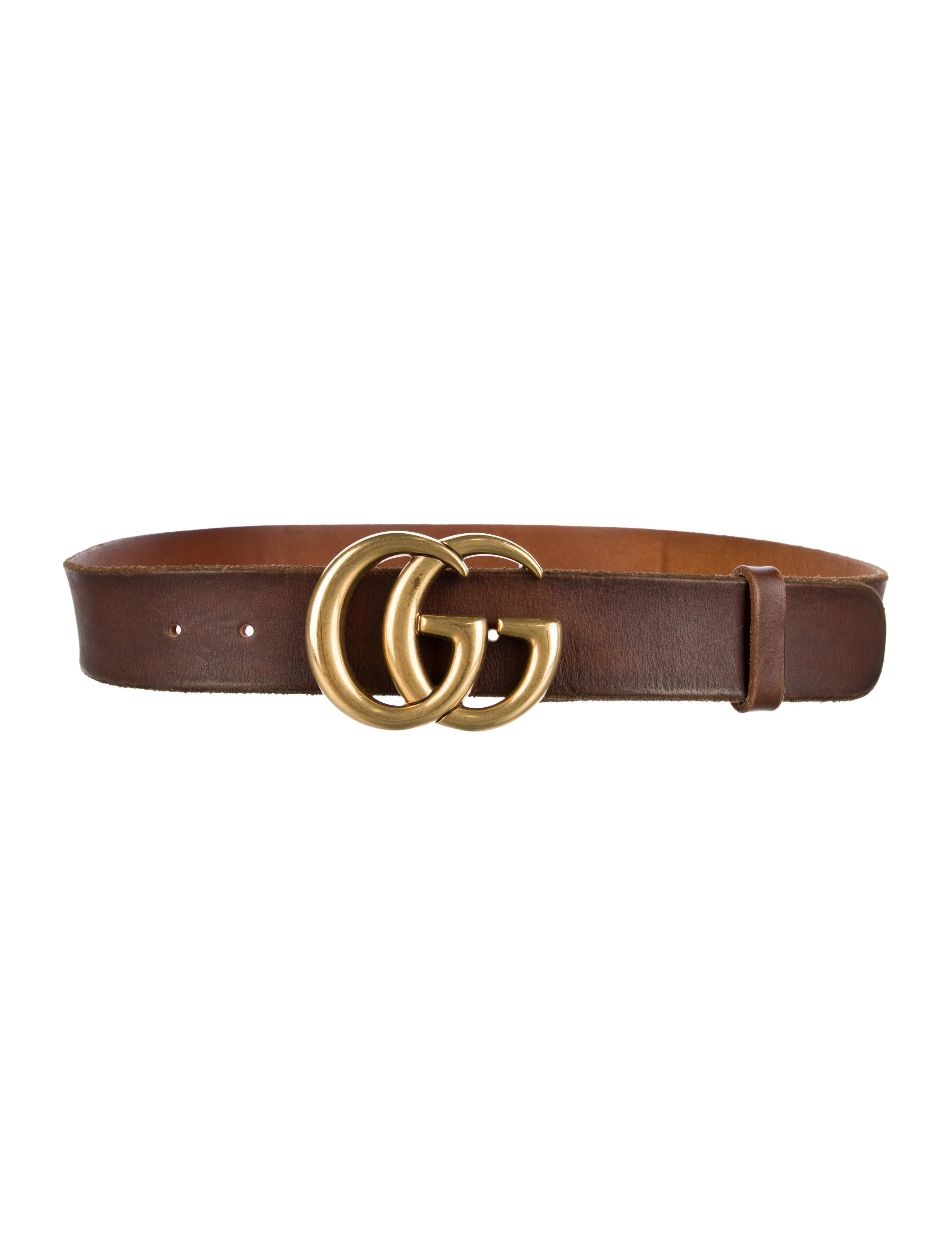 Gucci Double G Logo Skinny Belt