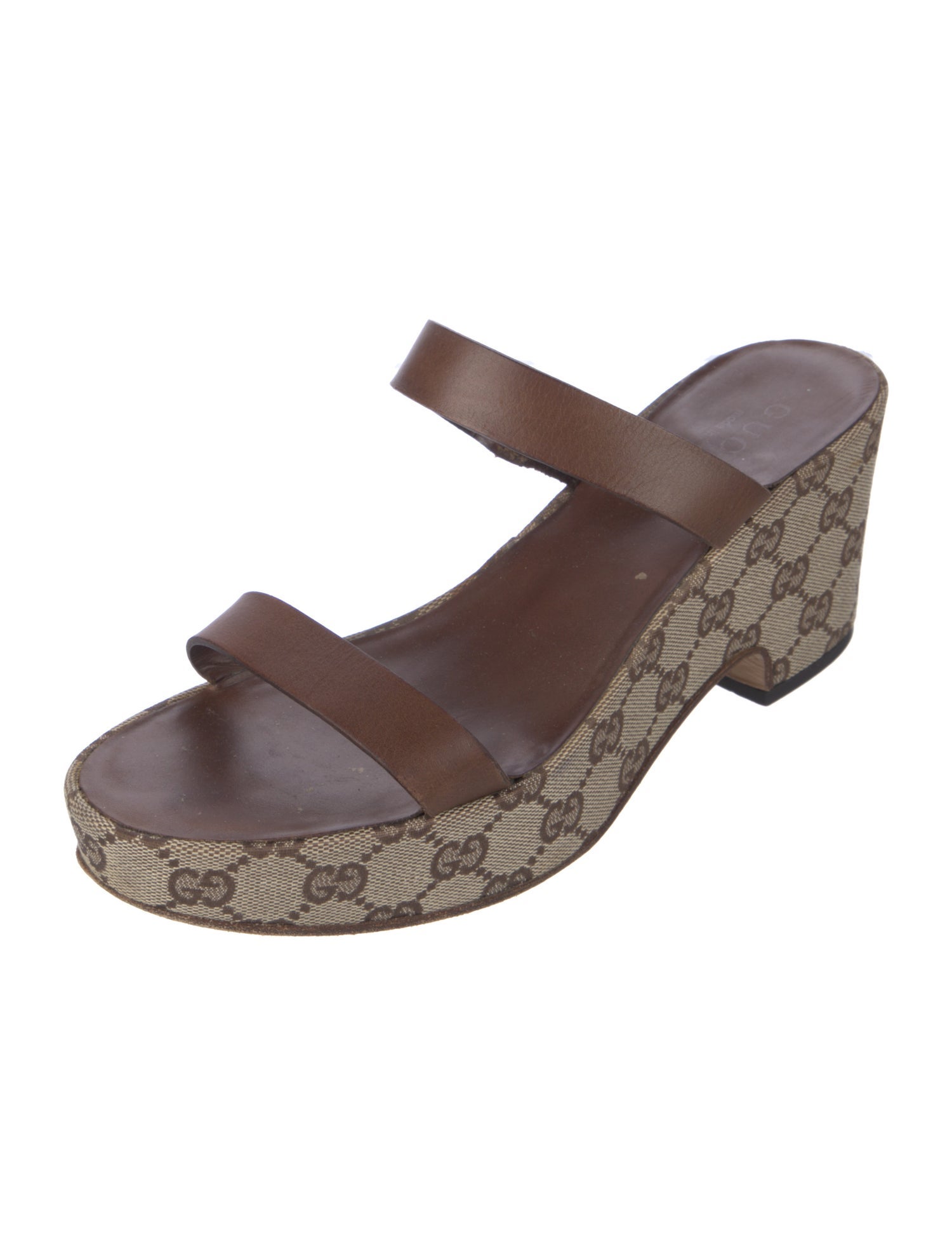 Gucci GG Canvas Canvas Slides