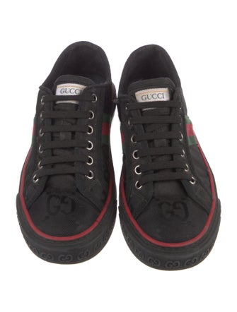 Gucci Web Accent Canvas Sneakers