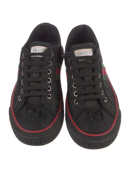 Gucci Web Accent Canvas Sneakers
